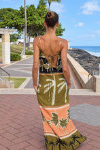 Load image into Gallery viewer, Palma Maxi Dress back view showing open tie back