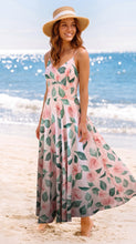 Load image into Gallery viewer, Anthurium Rose Maxi Dress front view
