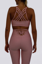 Load image into Gallery viewer, Ribbed sport top in blush
