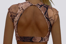 Load image into Gallery viewer, Nicole crop top snake
